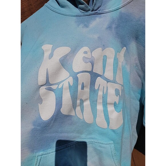 VTG Kent State Tye Dye Hoodie Large - Picture 5 of 7